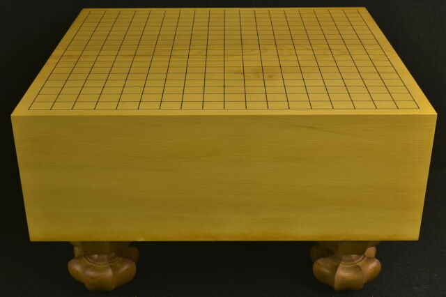 本榧碁盤、本蛤碁石セット