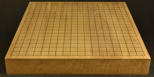 碁盤 新桂（アガチス）20号卓上 一枚板松印