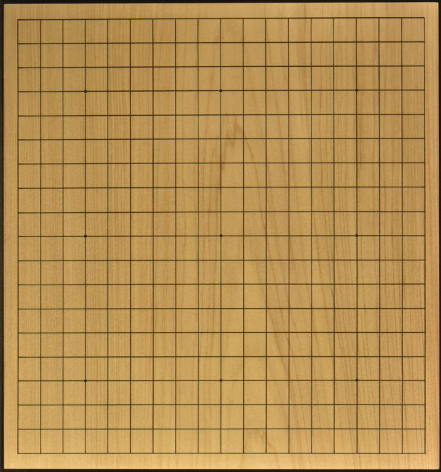 碁盤 新桂（アガチス）15号卓上 一枚板松印