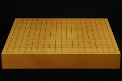 【143】テルヒコ様　新榧 しんかや　２寸卓上碁盤　柾目　【美品】 碁盤 新かや20号 柾目卓上 松印