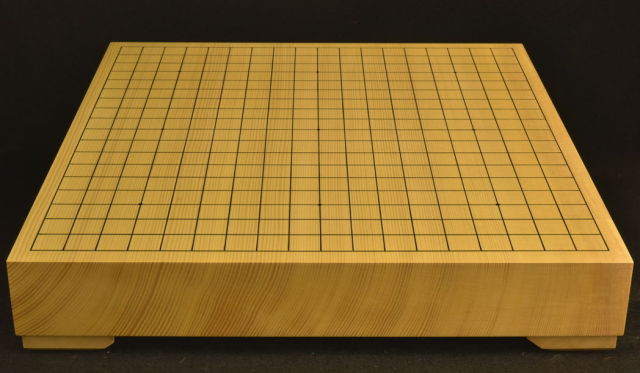 碁盤 碁盤 新かや20号卓上一枚板 松印 駒脚付