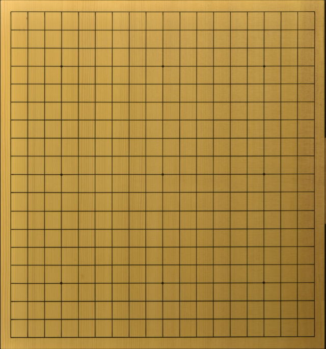 碁盤 新かや20号卓上一枚板 松印 駒脚付