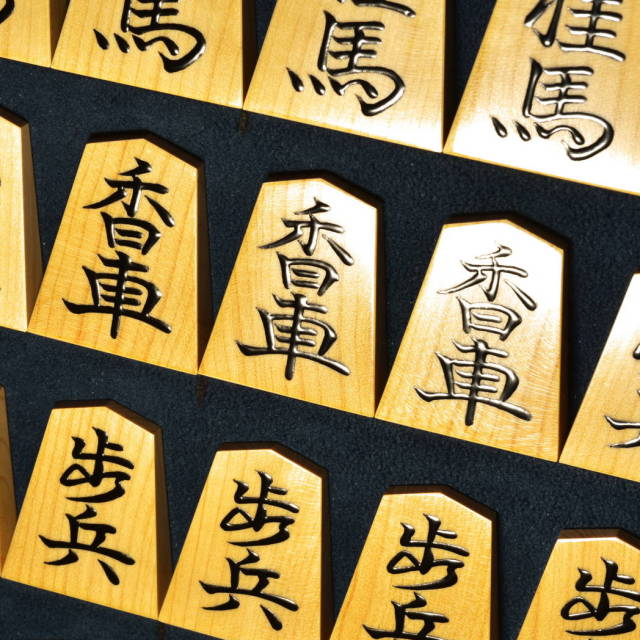 将棋駒 聰翔作 水無瀬書 盛揚