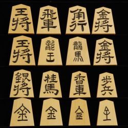 将棋駒 竹風作 特上彫 無剣