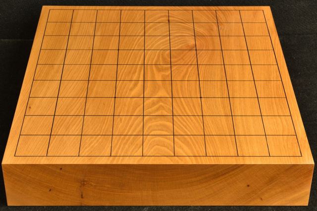 将棋盤 本桂20号卓上 一枚板 竹印