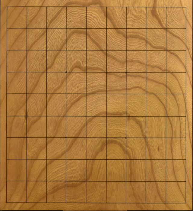 欅〈けやき〉将棋盤 楽天市場】【24日20時からポイントUP】欅1.5寸卓上将棋盤☆将棋盤では