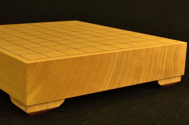 将棋　将棋盤　脚付き　駒台付き　　駒無し 木製将棋盤 駒付きセット☆将棋盤、将棋駒ともにお値打ちの