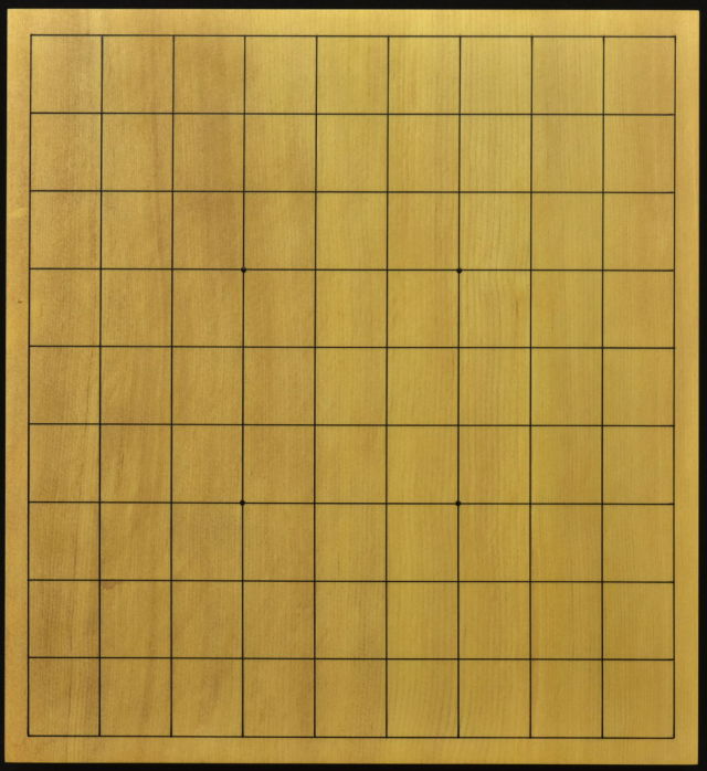 将棋盤　新カヤ　卓上 ホリコシ｜将棋盤｜卓上将棋盤｜新カヤ1寸