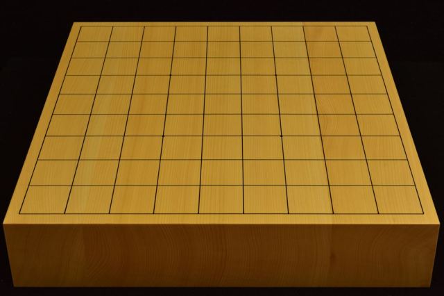 【美品】卓上 碁盤　3枚継 本榧卓上将棋盤 t6254