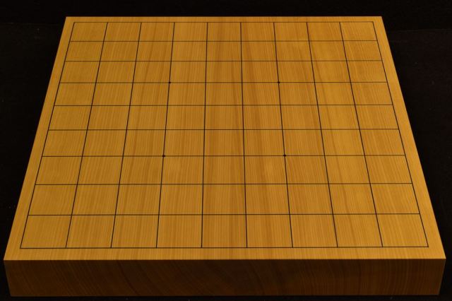 本榧 卓上盤 本榧卓上将棋盤 2寸5分（一枚板・追柾） sb20753 | 前川榧碁盤店