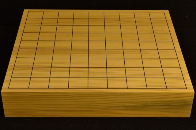 卓上将棋盤 本榧(日本日向産)柾目一枚板 t6412