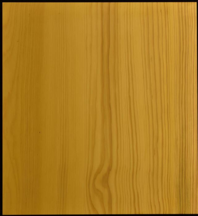 碁盤　柾目（一枚板） 本榧足付碁盤 6寸1分（天地柾） ga60030 | 前川榧碁盤店