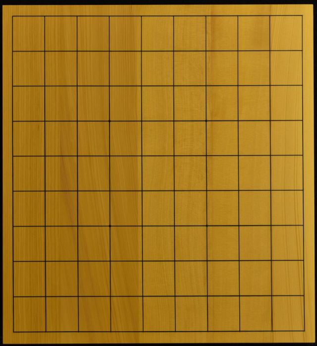 卓上将棋盤 本榧(日本・日向産) 柾目接合盤 t6488
