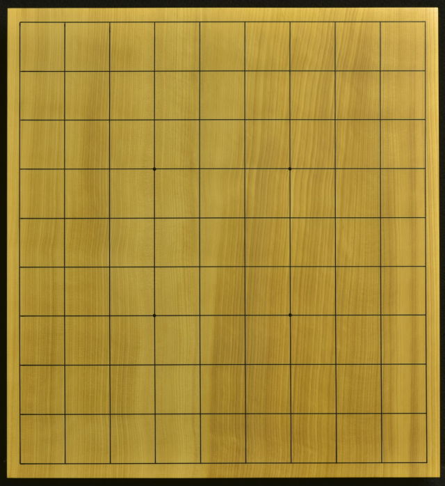 将棋盤 【一枚板】 卓上将棋盤 本榧(中国産)一枚板 t6767