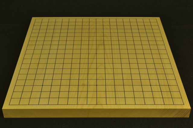 碁盤　碁石　囲碁　本榧 卓上碁盤 本榧（日本産）一枚板 t6827