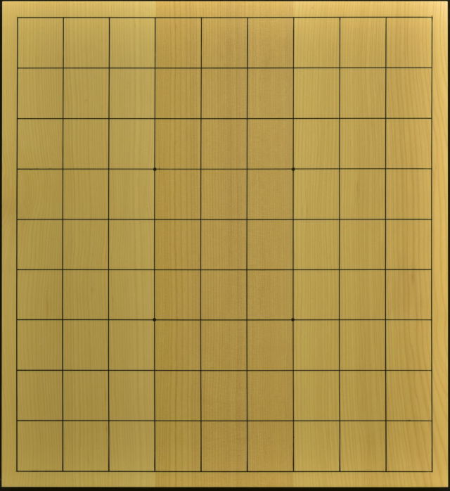 卓上将棋盤 本榧（日本産） t6831