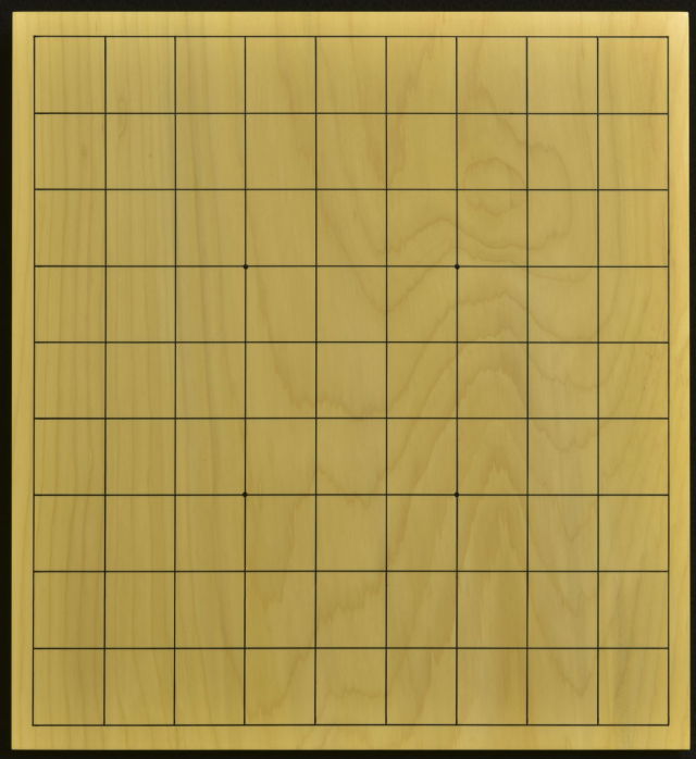 卓上将棋盤 本榧（日本産） t6841