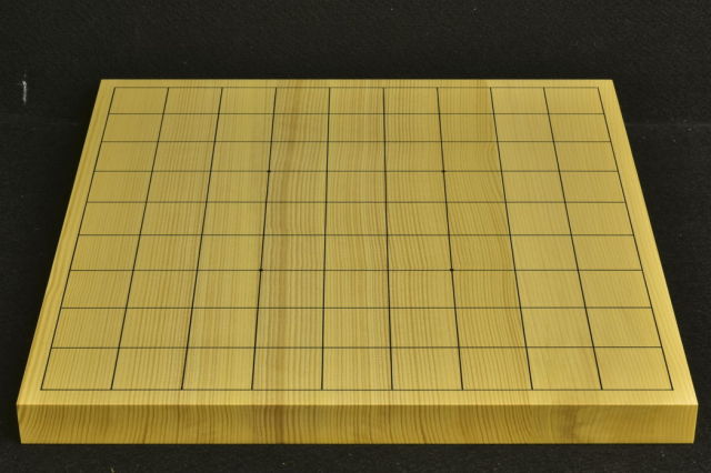 【国産　本榧　3寸卓上碁盤　柾目】 本榧卓上碁盤 3寸柾目（一枚物）242021