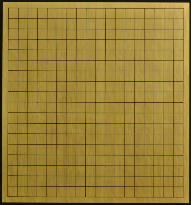グランドセール 漫画 卓上碁盤 本榧（中国産）柾目一枚板 t6855 囲碁