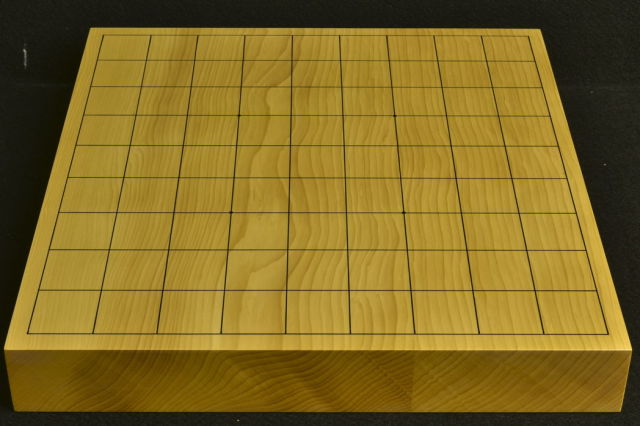 【国産　本榧　3寸卓上碁盤　柾目】 卓上将棋盤 本榧（中国産） t6859