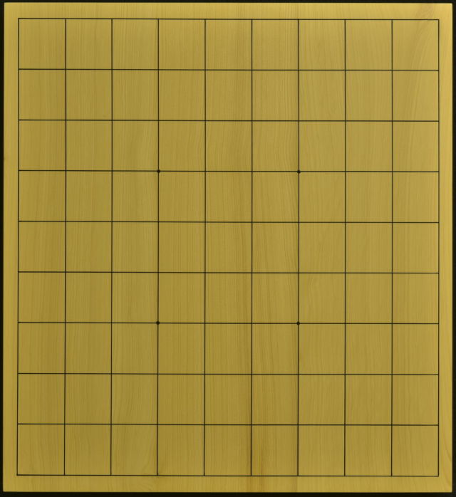 卓上将棋盤 本榧（日本産） t6860