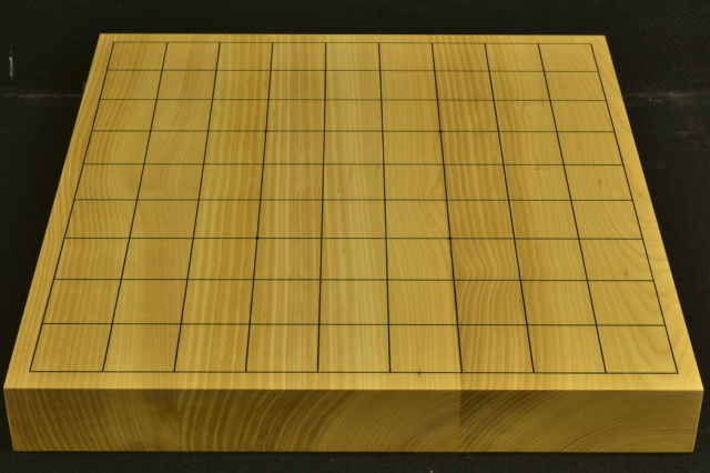 卓上将棋盤 本榧（日本産）3枚接合 t6873
