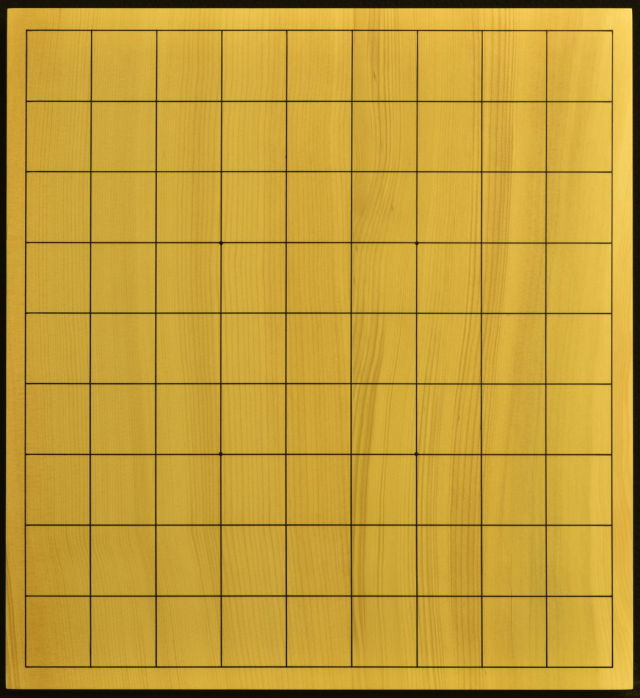 卓上将棋盤 本榧（日本・日向産）2枚接合 t6880