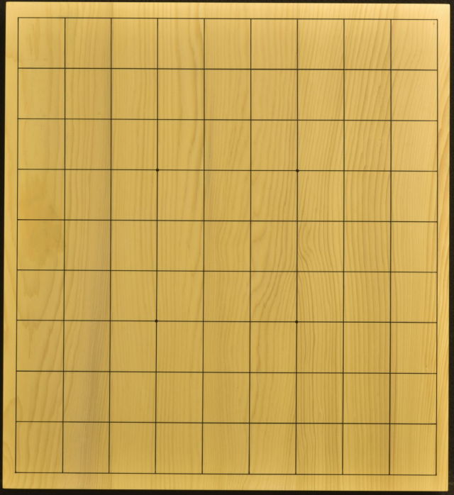 卓上将棋盤 本榧（日本・日向産）4枚接合 t6888