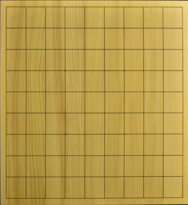 卓上将棋盤 本榧(日本産) t6961
