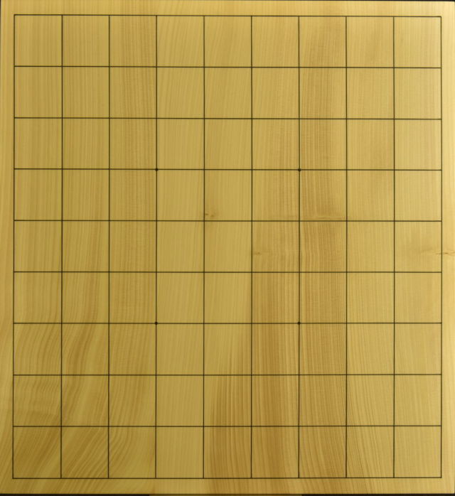 卓上将棋盤 本榧(日本産) t6964