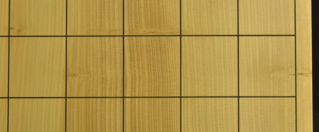 本榧 卓上盤 本榧卓上碁盤 3寸柾目（一枚物）242021