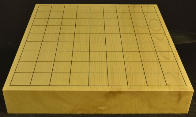 【国産　本榧　3寸卓上碁盤　柾目】 卓上将棋盤 本榧(日本産) t6966
