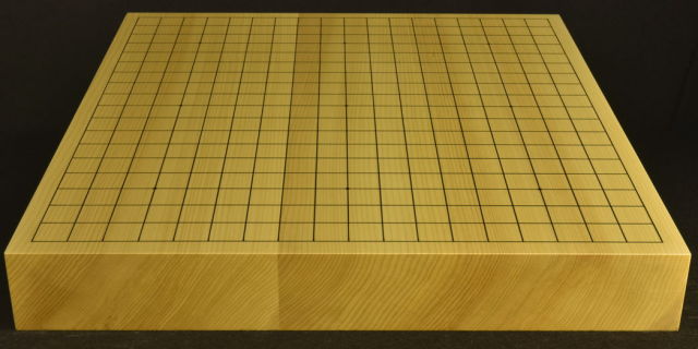 本榧　碁盤 日向産】本榧脚付碁盤 7寸柾目 181221