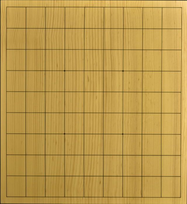囲碁盤　本榧　卓上　柾目 卓上将棋盤 本榧(日本産)柾目一枚板 t6991