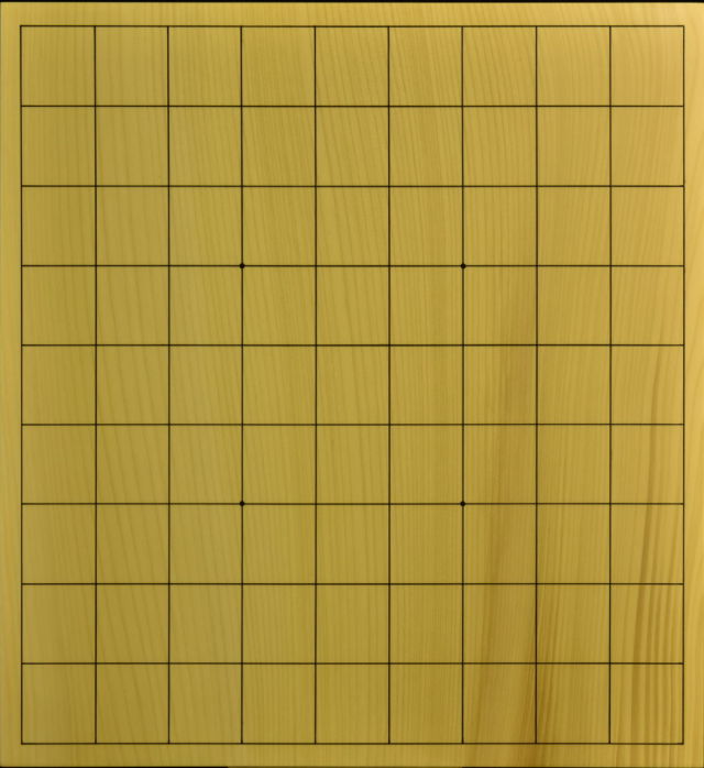 卓上将棋盤 本榧(日本産)柾目一枚板 t6995