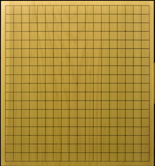 卓上碁盤 本榧(日本産) 板目一枚板 t7019