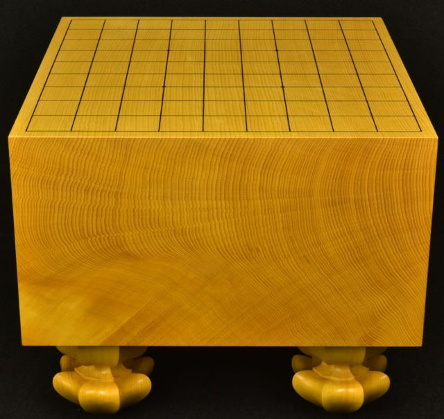 本榧将棋盤 6寸3分 柾目 特上