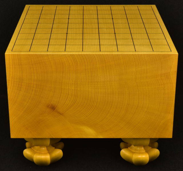 本榧将棋盤 6寸3分 柾目 特上