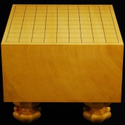 国産本榧将棋盤 日本産】本榧脚付将棋盤 3.6寸木表 189111