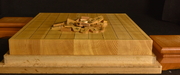 将棋盤　本榧(日本・日向産)卓上盤セット