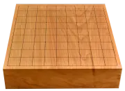 将棋盤　本桂30号卓上　一枚板　竹印
