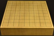 将棋盤　新かや20号卓上　柾目一枚板　松印