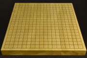 卓上碁盤　本榧(日本産)　柾目接合 t7033