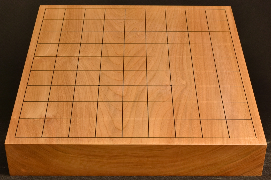 将棋盤　本桂20号卓上　一枚板　竹印