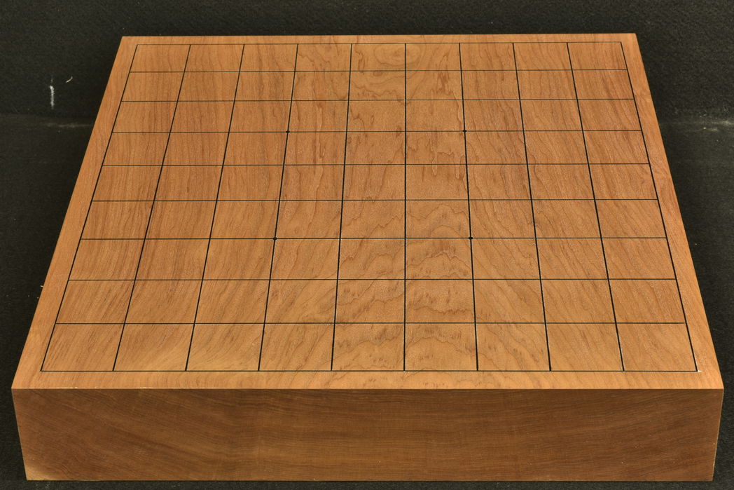 将棋盤　本桂20号卓上　一枚板　松印