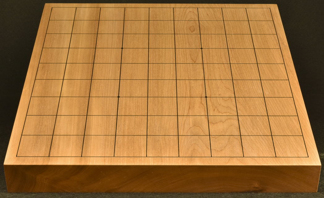 将棋盤　本桂15号一枚板卓上　竹印