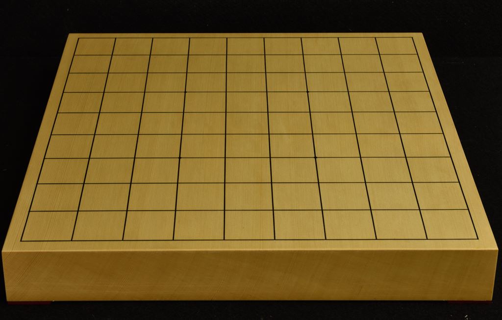 将棋盤　ヒバ15号卓上　一枚板松印