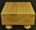 将棋盤　本榧（中国産）木裏４寸３分　6855
