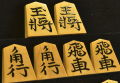 将棋駒　香月作　水無瀬書　盛揚