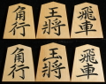 将棋駒　竹風作　特上彫　菱湖
